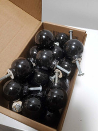 26 black cabinet knobs