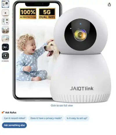 JAIOTlink 2K Baby Monitor with 128GB memory card , View more
