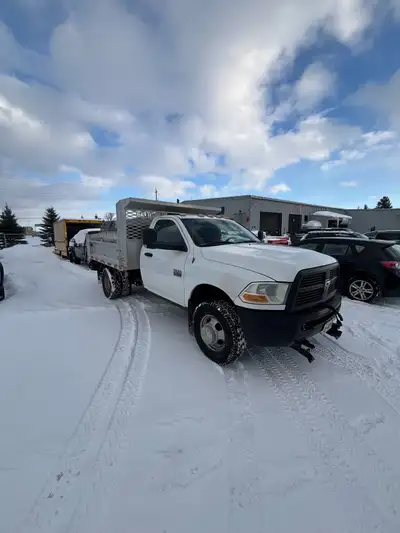 2012 Dodge Ram 3500 Dually Dump Truck 4x4 Hemi for sale. Truck comes with: 2015 Western MVP snow plo...