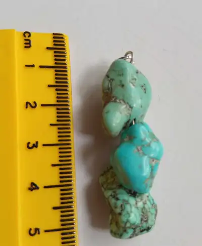 Natural Turquoise Pendant, View more