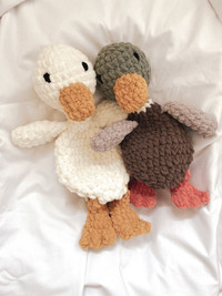 Crochet Handmade Duck Snuggler 
