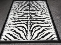 Beautiful Zebra Print Rug