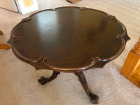 Antique Folding Occasional Table