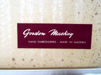 Bed Linens GORDON MACKAY PILLOW SLIPS Madeira embroidered IN BOX