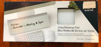 Brand New Glass Desktop Notepad Set