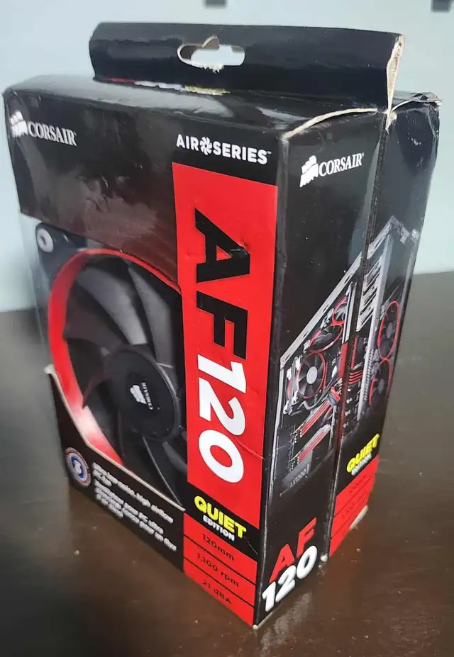 DOUBLE CORSAIR AF120 QUIET EDITION 120MM FAN – SEALED BOX - NEW63782626977921120