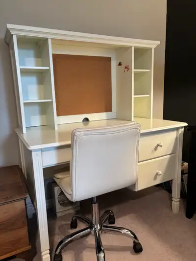Pottery Barn Kids Madeline Desk with Hutch, and Keyboard Drawer, View more