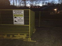 Construction Fence - Safety -Temporary Fence Panels - RENTAL
