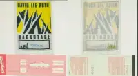 David Lee Roth-Skyscraper Tour WEA BS Pass +Ticket--Aug 3-1988