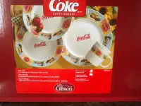Coke dishes 4 place settings