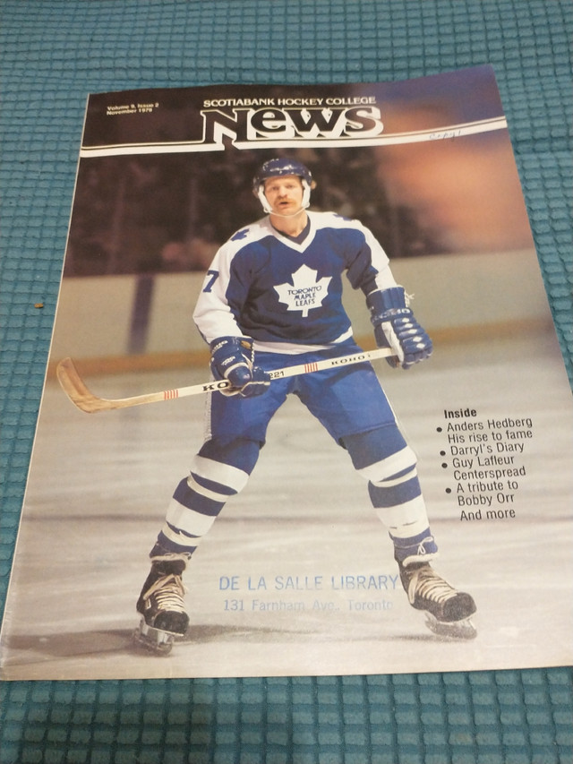 Nov 1979 Scotiabank Hockey College News vol 9 issue 2 in Arts & Collectibles in City of Toronto