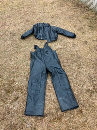 Men's Leather Snowmobile Suite