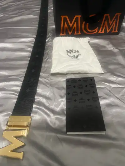 MCM Designer Belt (Fairly New) , View more