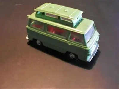 Telsalda Ford Econoline Camper Van, made in Hong Kong in 1960's friction toy by 'TAT', this is an En...
