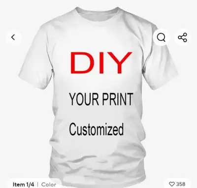 Customize t-shirt, View more