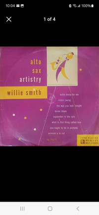 Willie Smith Alto Sax Artistry