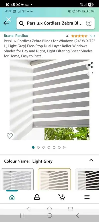 Persilux Zebra Blind 35x72, View more