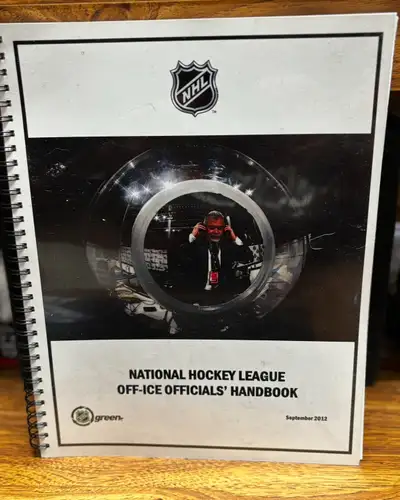 Rare 2012  NHL Off-Ice Officials ' Handbook , View more