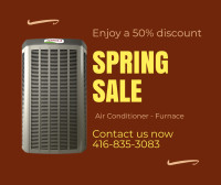 BIG SALE NOW Air Conditioner & New Furnace