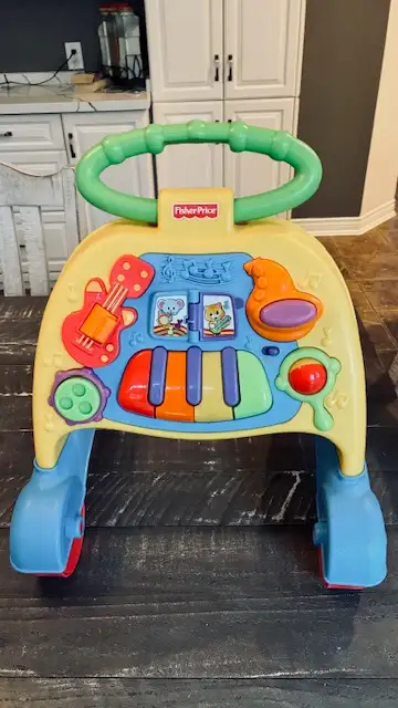 Fisher Price toddler walker with lights & sounds, View more