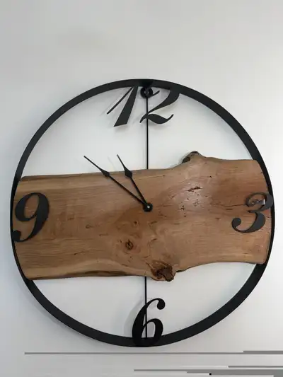 handmade wall clock, View more