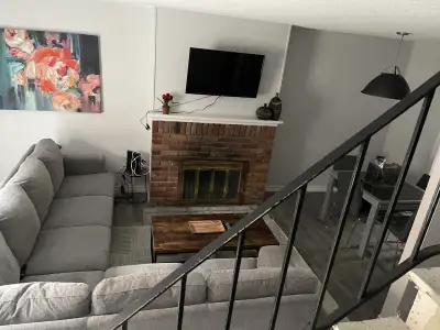 Furnished 4-Bedroom Townhouse –SarniaRental Fully Furnished AC