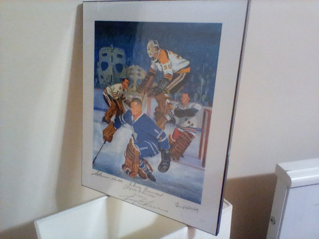 Hockey Print Lithograph By W. Burden in Arts & Collectibles in Oakville / Halton Region - Image 4