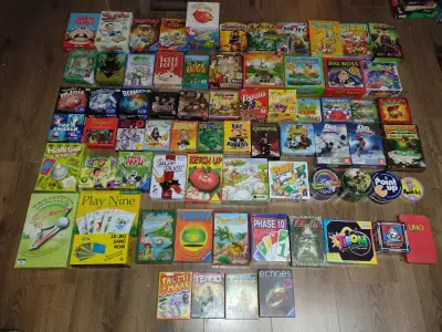Lot de petits jeux bilingues - small bilingual games 3 JEUX POUR 25$ Baby blues - Sushi dice - Wante...