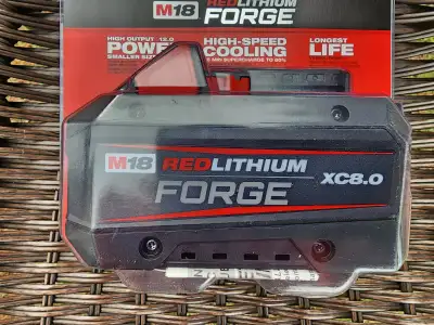 Milwaukee Tool 18V M18 Lithium-Ion Forge (XC) 8.0 AH Battery, View more