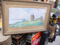 très belle peinture vieux moulin de verchère # 11868