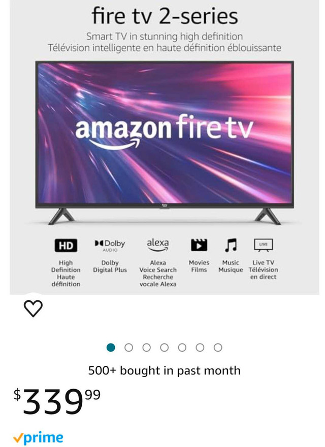 Amazon Fire TV 40" 2-Series HD smart TV in TVs in Oshawa / Durham Region - Image 3