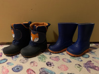 Toddler Boots - Winter and Rain - Size 6