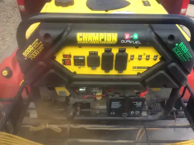 Dual fuel propane or gas has wheels just broke in as per manufacturer specs non synthetic oil for in...