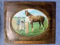 Antique Equestrian Tin Sign