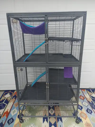 Cage Critter Nation – Modèle 162, idéale pour furets, rats, chinchillas ou autres petits animaux. Ca...