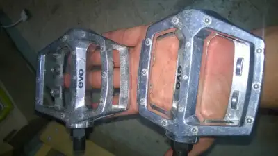 Evo Wellgo 12" alloy BMX platform pedals old school vintage, View more