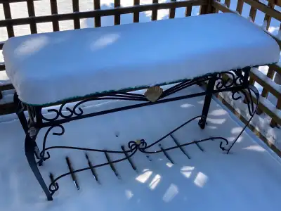 Glass and metal console table, View more