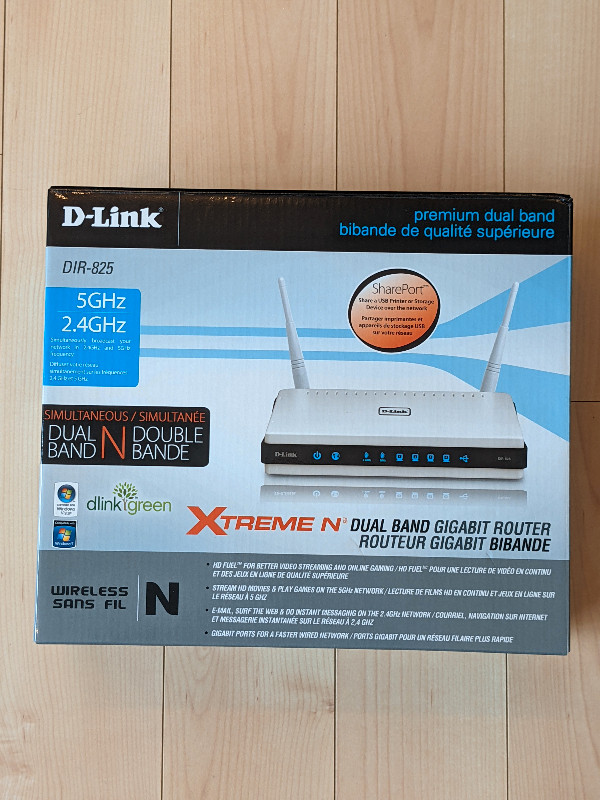 D-Link DIR-825 Dual-Band Gigabit Router in Networking in Saskatoon