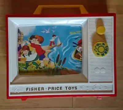 Vintage Fisher Price 2009 Mattel Giant Screen Music Box TV, View more