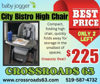 City Bistro High Chair Stock #9304
