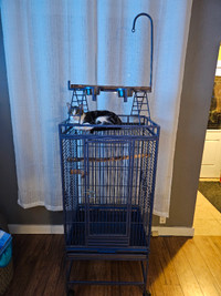 Large rolling bird cage