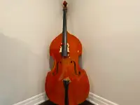 Double Bass, 4/4, comes with bag, bow and rosin