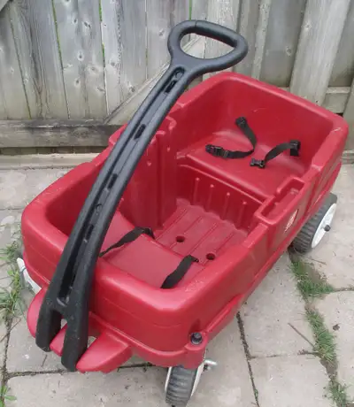 Red Step2 Neighborhood Wagon with Seats with safety belts, View more