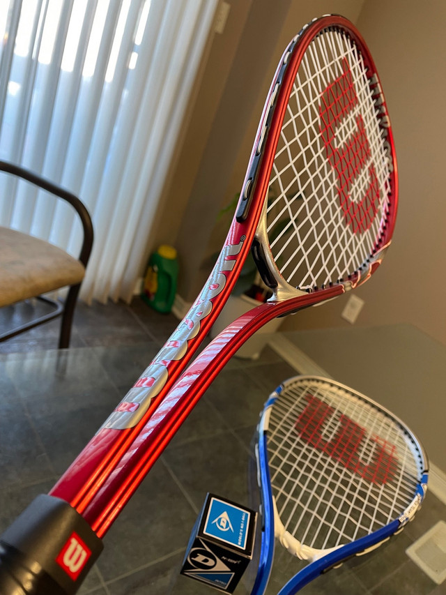 *NEW* Wilson X 1 and X Hyper Team 500 Squash Rackets in Tennis & Racquet in Mississauga / Peel Region - Image 3