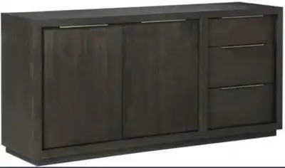 Modus Furniture Contemporary/Modern Basalt Gray Wood Acaci, View more