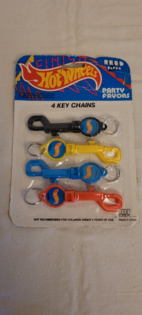 Hot Wheels key chains