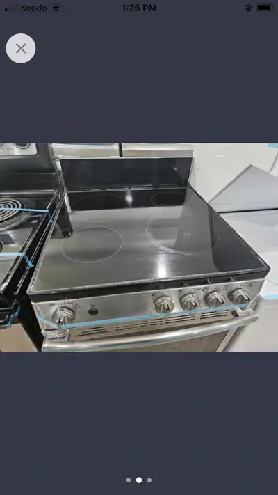 GE 24 inch w apartment size electric stove range oven , View more