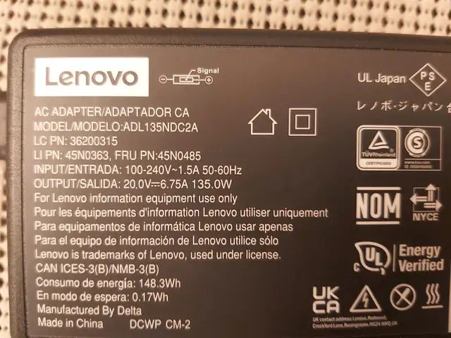 Lenovo laptop Power supply  20V in Laptop Accessories in Ottawa - Image 4