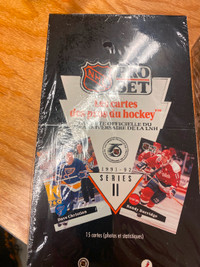 New 1991-1992 Pro Set Hockey Card Box