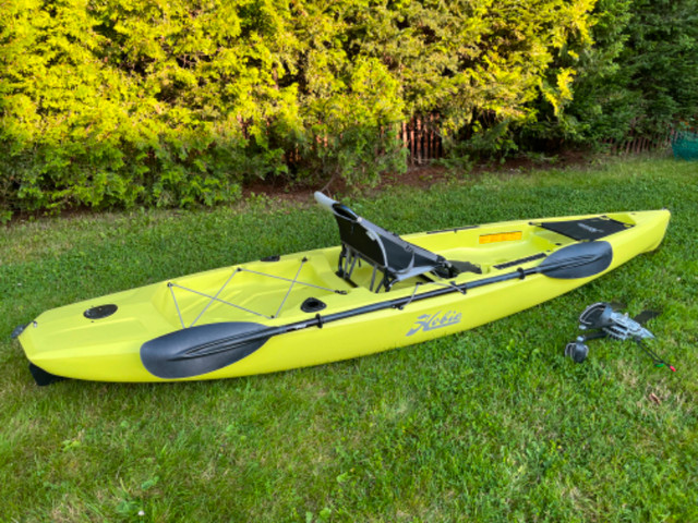 Kayak Hobie Mirage Compass 12 vert seagrass (2023) in Canoes, Kayaks & Paddles in Sherbrooke - Image 4